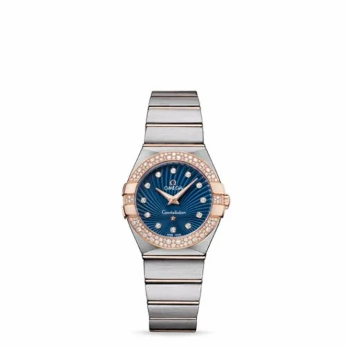 Omega Constellation Quartz 27 Brushed Stainless Steel / Red Gold / Snow / Blue Supernova 123.25.27.60.53.001 (12325276053001)